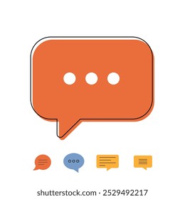 Editable Speech Bubble Set for Conversations – Perfect for Social Media, Dialogue, and Graphic Design Projects. Includes Various Shapes, Sizes, and Styles for Versatile Communication.