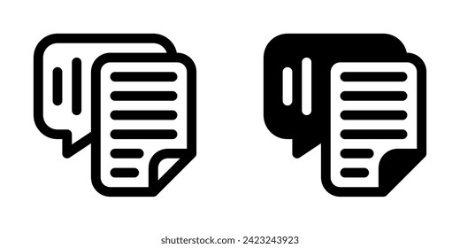 Editable speech recognition, transcription vector icon. AI technology, artificial intelligence. Part of a big icon set family. Perfect for web and app interfaces, presentations, infographics, etc