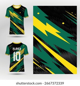 Editable Sports Jersey Vector | Polo, Cricket, Football, Soccer Uniform Template | Modern Sublimation T-shirt Mockup for Teamwear, Custom Branding.