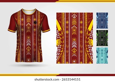 Editable Sports Jersey Vector Template | Front and Back Mockup for Football, Cricket, Basketball, Esports | Print-Ready EPS Design.
