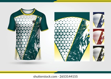 Editable Sports Jersey Vector Template | Front and Back Mockup for Football, Cricket, Basketball, Esports | Print-Ready EPS Design.