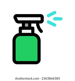 Editable spray bottle vector icon. Barbershop, lifestyle, grooming. Part of a big icon set family. Perfect for web and app interfaces, presentations, infographics, etc