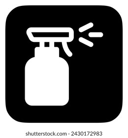 Editable spray bottle vector icon. Barbershop, lifestyle, grooming. Part of a big icon set family. Perfect for web and app interfaces, presentations, infographics, etc
