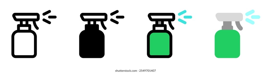 Editable spray bottle vector icon. Barbershop, lifestyle, grooming. Part of a big icon set family. Perfect for web and app interfaces, presentations, infographics, etc