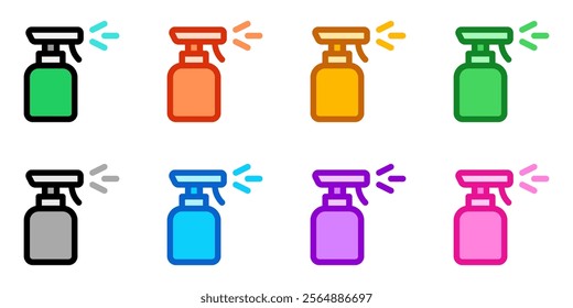 Editable spray bottle vector icon. Barbershop, lifestyle, grooming. Part of a big icon set family. Perfect for web and app interfaces, presentations, infographics, etc