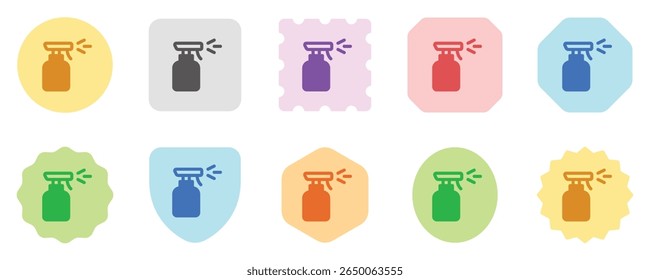 Editable spray bottle vector icon. Barbershop, lifestyle, grooming. Part of a big icon set family. Perfect for web and app interfaces, presentations, infographics, etc