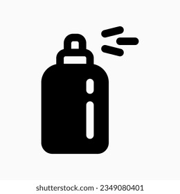 Editable spray perfume vector icon. Barbershop, lifestyle, grooming. Part of a big icon set family. Perfect for web and app interfaces, presentations, infographics, etc