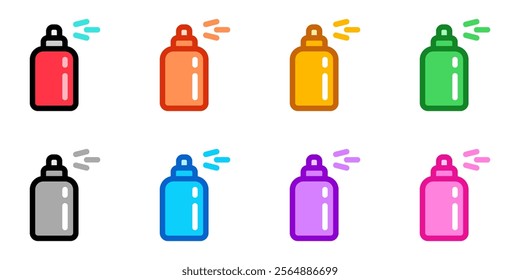 Editable spray perfume vector icon. Barbershop, lifestyle, grooming. Part of a big icon set family. Perfect for web and app interfaces, presentations, infographics, etc