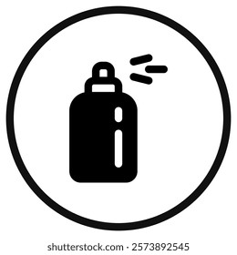 Editable spray perfume vector icon. Barbershop, lifestyle, grooming. Part of a big icon set family. Perfect for web and app interfaces, presentations, infographics, etc