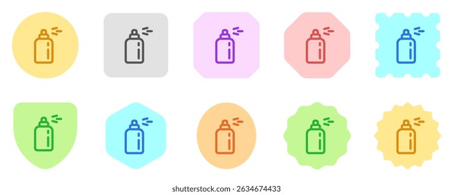 Editable spray perfume vector icon. Barbershop, lifestyle, grooming. Part of a big icon set family. Perfect for web and app interfaces, presentations, infographics, etc