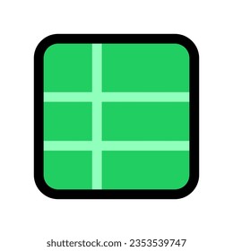 Editable spreadsheet table vector icon. Part of a big icon set family. Perfect for web and app interfaces, presentations, infographics, etc