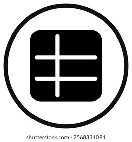 Editable spreadsheet table vector icon. Part of a big icon set family. Perfect for web and app interfaces, presentations, infographics, etc