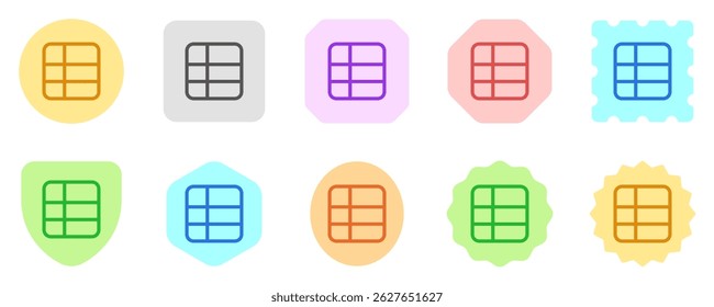 Editable spreadsheet table vector icon. Part of a big icon set family. Perfect for web and app interfaces, presentations, infographics, etc