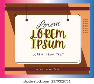 Editable square banners. Social Media post template design. Social Media Sale Post Promotion. Web ads. Sale post design premium vector illustration
