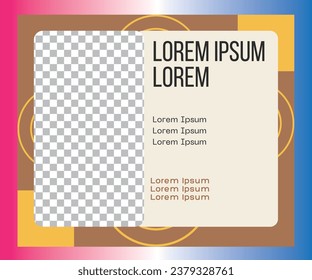 Banners cuadrados editables. Diseño de plantillas de publicación de medios sociales. Promoción de venta de medios sociales. Anuncios web. Ilustración vectorial de la prima de diseño de postventa
