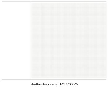 Editable square grid pattern. Grid design for print. Illustration for notebook, daily planner, copybook, sketchpad. 