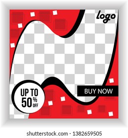 editable square social media post template and ads template,online promotional square banner template