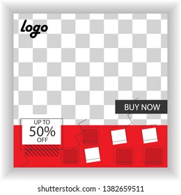 editable square social media post template and ads template,online promotional square banner template
