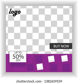 editable square social media post template and ads template,online promotional square banner template