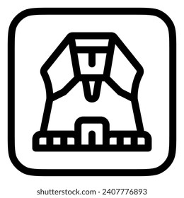 Editable statue, sculpture vector icon. Landmark, monument, culture, building, architecture. Part of a big icon set family. Perfect for web and app interfaces, presentations, infographics, etc
