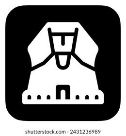 Bearbeitbare Statue, Skulptur Vektor-Symbol. Sehenswürdigkeit, Denkmal, Kultur, Gebäude, Architektur. Teil einer großen Icon-Set-Familie. Perfekt für Web- und App-Schnittstellen, Präsentationen, Infografiken usw