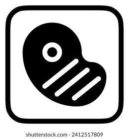 Editable steak, bbq, grilled meat vector icon. Part of a big icon set family. Perfect for web and app interfaces, presentations, infographics, etc