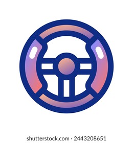 Editable steering wheel, racing game controller vector icon. Video game, game elements. Part of a big icon set family. Perfect for web and app interfaces, presentations, infographics, etc