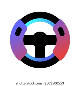 Editable steering wheel, racing game controller vector icon. Video game, game elements. Part of a big icon set family. Perfect for web and app interfaces, presentations, infographics, etc