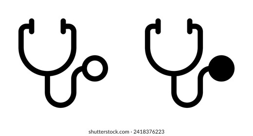 Editable stethoscope vector icon. Part of a big icon set family. Perfect for web and app interfaces, presentations, infographics, etc