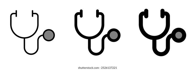 Editable stethoscope vector icon. Part of a big icon set family. Perfect for web and app interfaces, presentations, infographics, etc