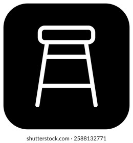 Editable stool vector icon. Part of a big icon set family. Perfect for web and app interfaces, presentations, infographics, etc