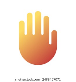 Editable stop, sign language vector icon. Part of a big icon set family. Perfect for web and app interfaces, presentations, infographics, etc