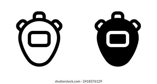 Editable stopwatch vector icon. Part of a big icon set family. Perfect for web and app interfaces, presentations, infographics, etc