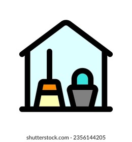 Editable storage, warehouse, janitor room vector icon. Part of a big icon set family. Perfect for web and app interfaces, presentations, infographics, etc