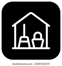 Editable storage, warehouse, janitor room vector icon. Part of a big icon set family. Perfect for web and app interfaces, presentations, infographics, etc