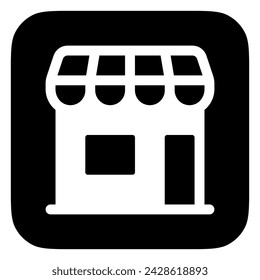 Editable store building vector icon. Food, restaurant. Part of a big icon set family. Perfect for web and app interfaces, presentations, infographics, etc