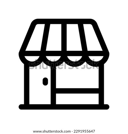 Editable store, restaurant, cafe building vector icon. Part of a big icon set family. Perfect for web and app interfaces, presentations, infographics, etc