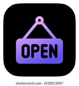 Ícone de vetor aberto de sinal de armazenamento editável. Comida, restaurante. Parte de uma grande família de conjuntos de ícones. Perfeito para interfaces web e app, apresentações, infográficos, etc