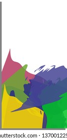 Editable Stories template. Mock up. Inter face icon. Vector illustration.