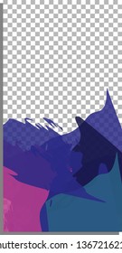 Editable Stories template. Vector illustration