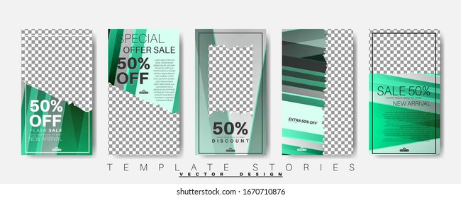 Editable Story background template. Vector Modern design background for social media. Post layout template.