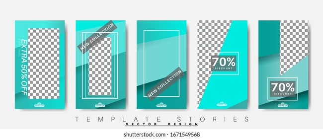 Editable story background template. Vector background for modern designs for social media. post Layout for promotion