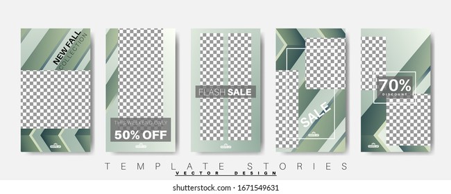 Editable story background template. Vector background for modern designs for social media. post Layout for promotion