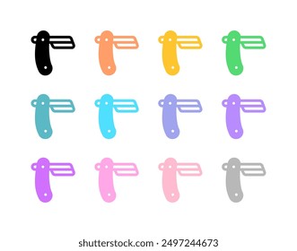 Editable straight razor vector icon. Barbershop, lifestyle, grooming. Part of a big icon set family. Perfect for web and app interfaces, presentations, infographics, etc