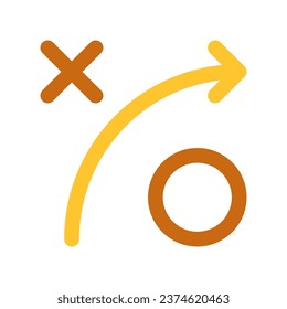 Editable strategy arrow vector icon. Part of a big icon set family. Perfect for web and app interfaces, presentations, infographics, etc