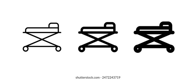 Editable stretcher vector icon. Part of a big icon set family. Perfect for web and app interfaces, presentations, infographics, etc