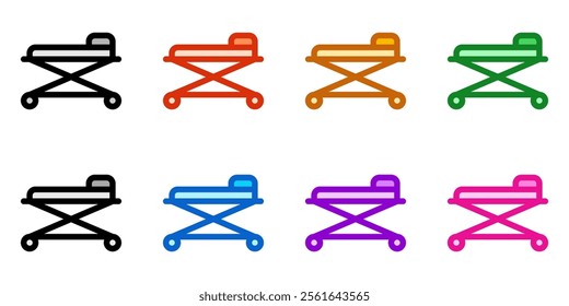 Editable stretcher vector icon. Part of a big icon set family. Perfect for web and app interfaces, presentations, infographics, etc