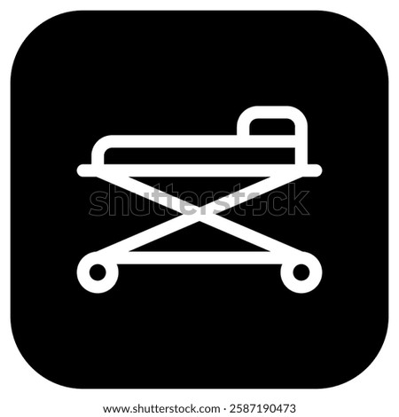 Editable stretcher vector icon. Part of a big icon set family. Perfect for web and app interfaces, presentations, infographics, etc