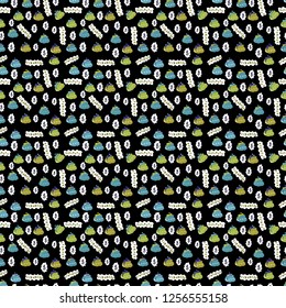 Editable Stroke. Contains such Icons as business symbols. Finance elements on black, white and blue colors. Seamless pattern Simple Set of Money Related vector Line Icons.
