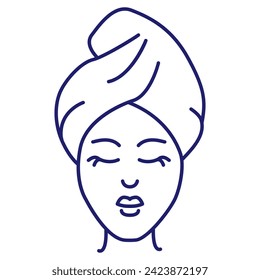Editable stroke size. Icon in flat, contour, outline, thin and linear design. Spa treatments.Candles, oils and stones, water therapy. Beauty therapy and spa relaxation for wellness vector  Simple icon
